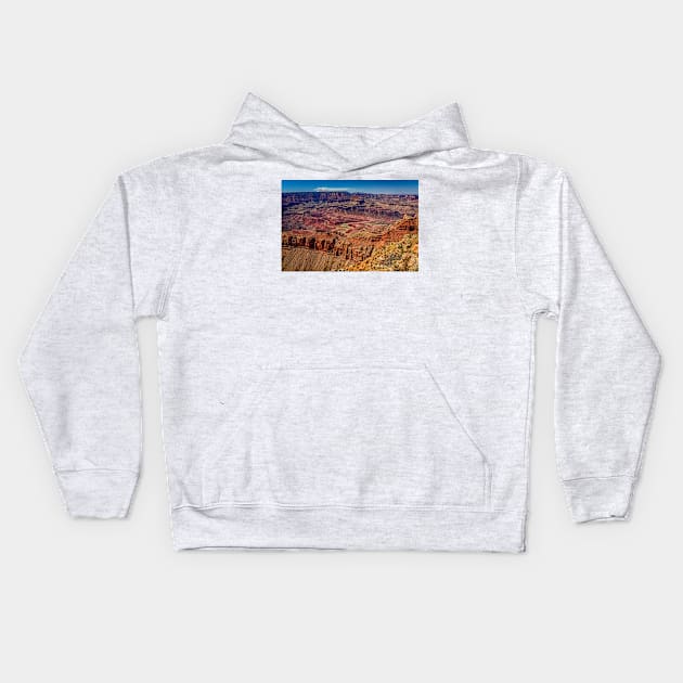 Navajo Point Grand Canyon Kids Hoodie by Gestalt Imagery